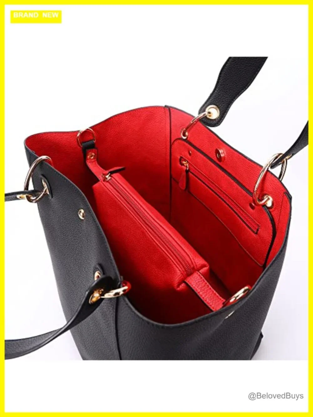 Large Work Tote Bag Designer Handbag with Detachable Shoulder Strap